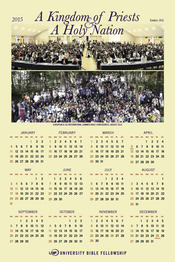 UBF New Year Calendar