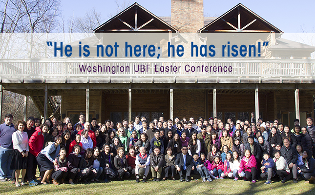 Washington UBF had their Easter Conference