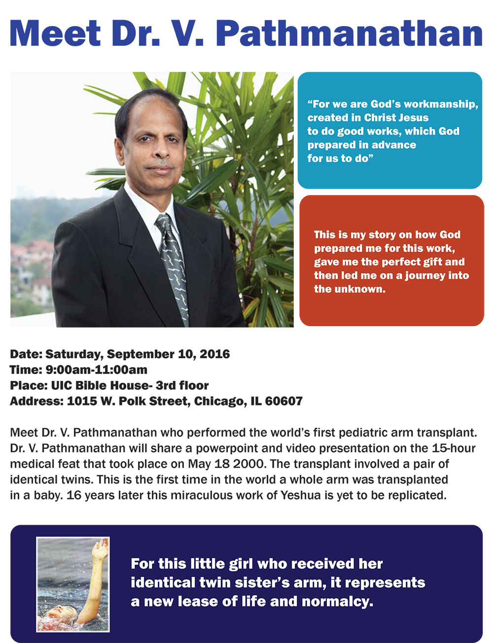 Meet  Dr. V. Pathmanathan