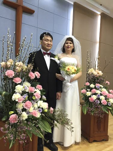 God blessed the Wedding between Joonsoon Kim & Sarah Brown