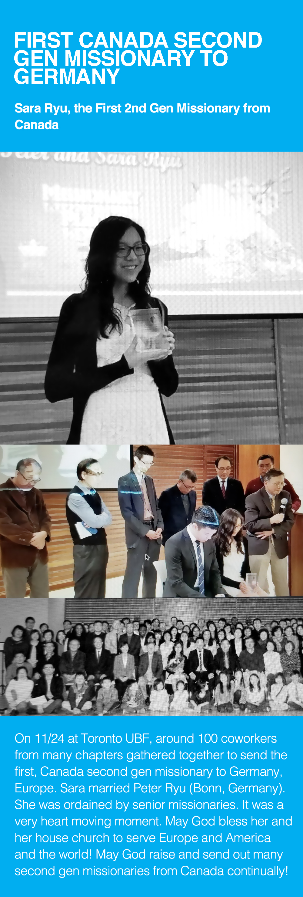 First Second Gen Missionary to Germany from Canada, CANADA