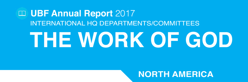 2017 UBF Committee Annual Report - North America Representative by Mark Vucekovich, HEADQUARTER