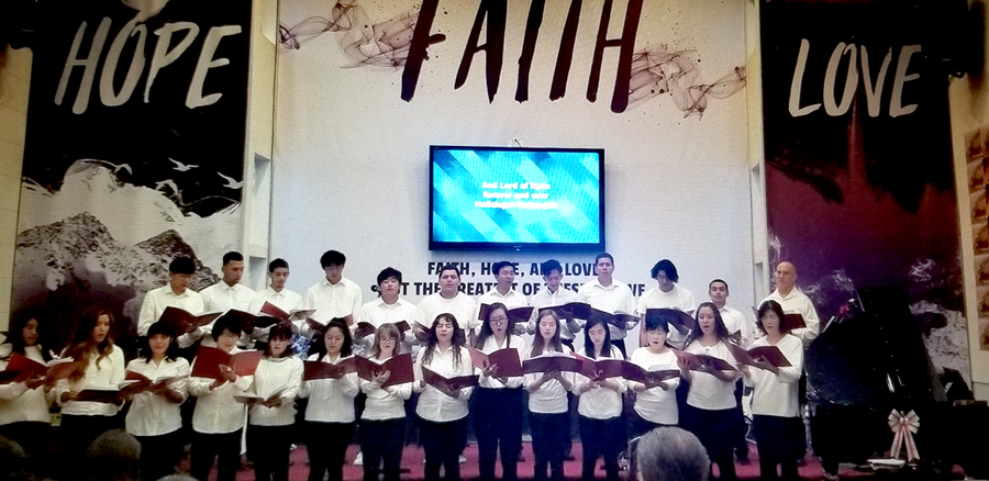 West LA UBF Has a 2018 Christmas Worship Service (Dec. 2, 2018), USA