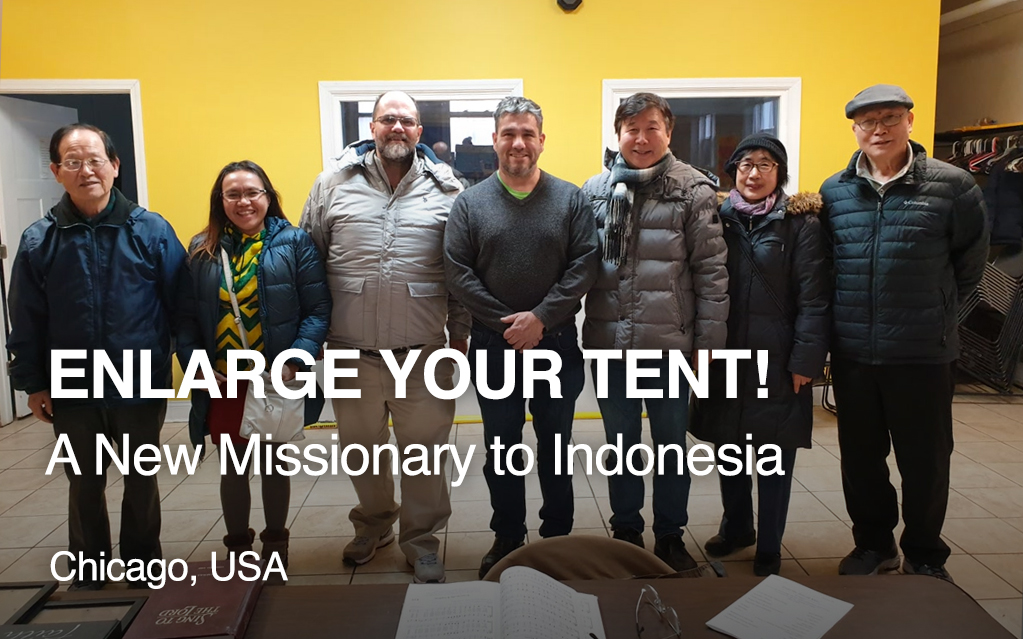 Rob M. was Sent out to Indonesia as a New Missionary from Chicago (USA)
