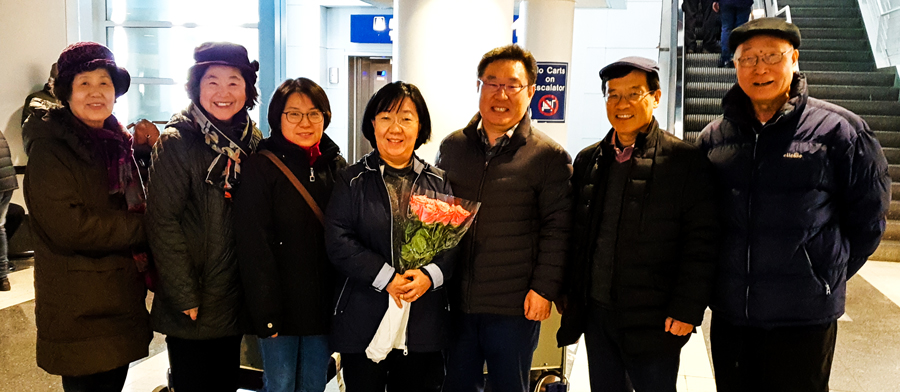 M. Moses & Sarah from Korea & Dr. Joseph from LA Visit Chicago UBF (CHICAGO)