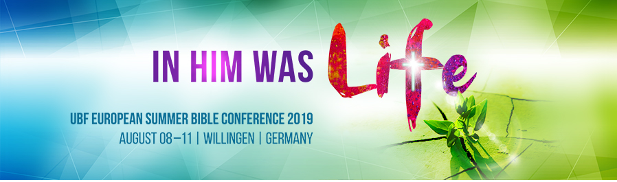 UBF European Summer Bible Conference 2019 Registration and Program
