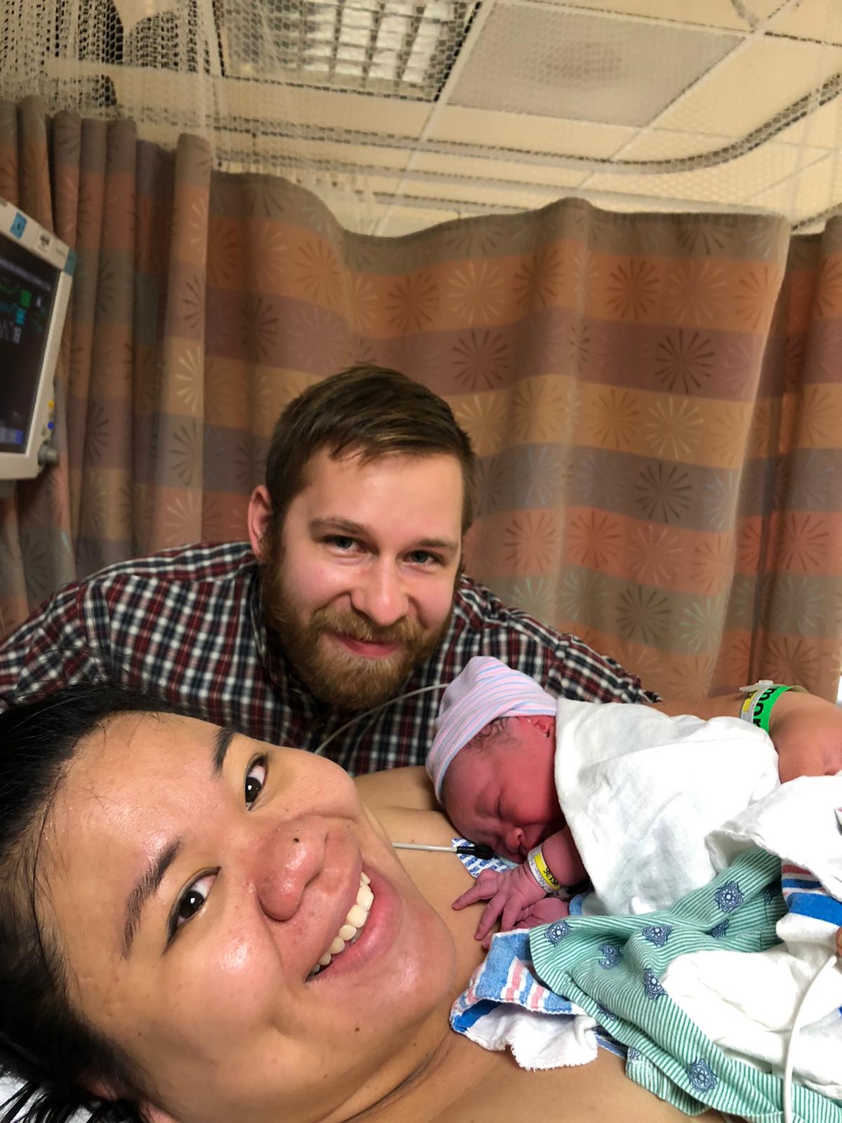 Maria and Daniel's First Child was Born in Chicago