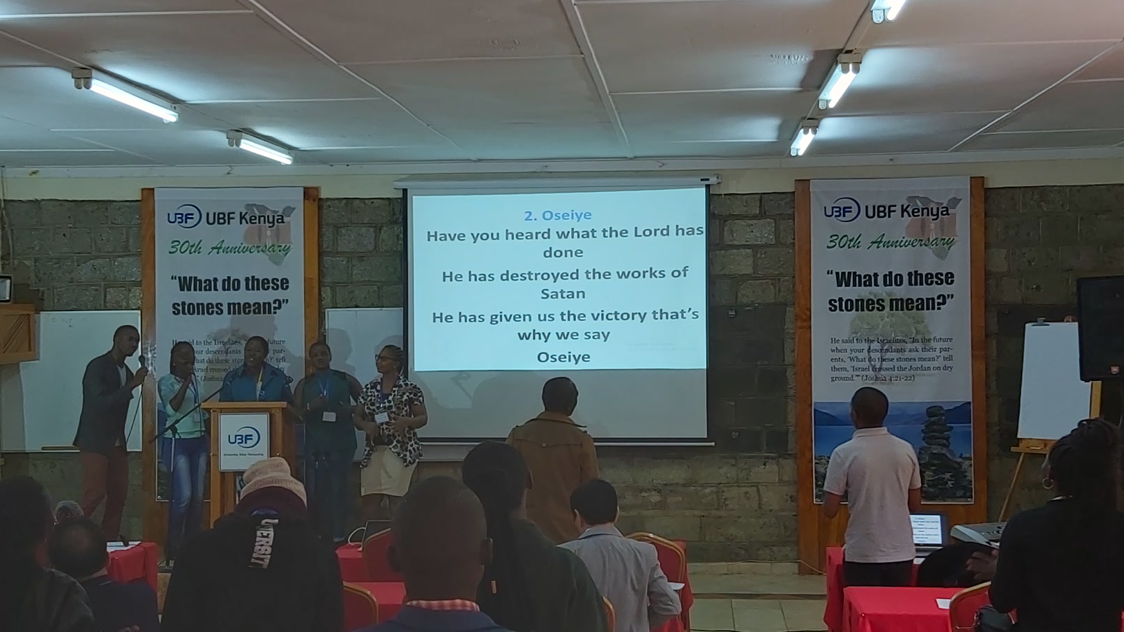 "What do these Stones Mean?" Kenya 30th Anniversary Conference (Oct. 19-21, 2019)