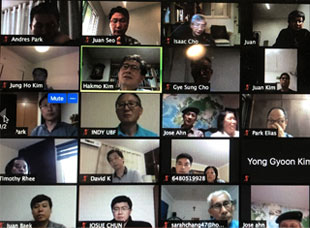 (KOREA) Korea UBF Director Moses Kim's Greeting and Consulting with Latin America Missionaries via Zoom