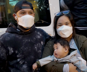 (USA) M. Philmar & Romaldo Family in Chicago Went Back to Marshall Island on October 1st, 2020