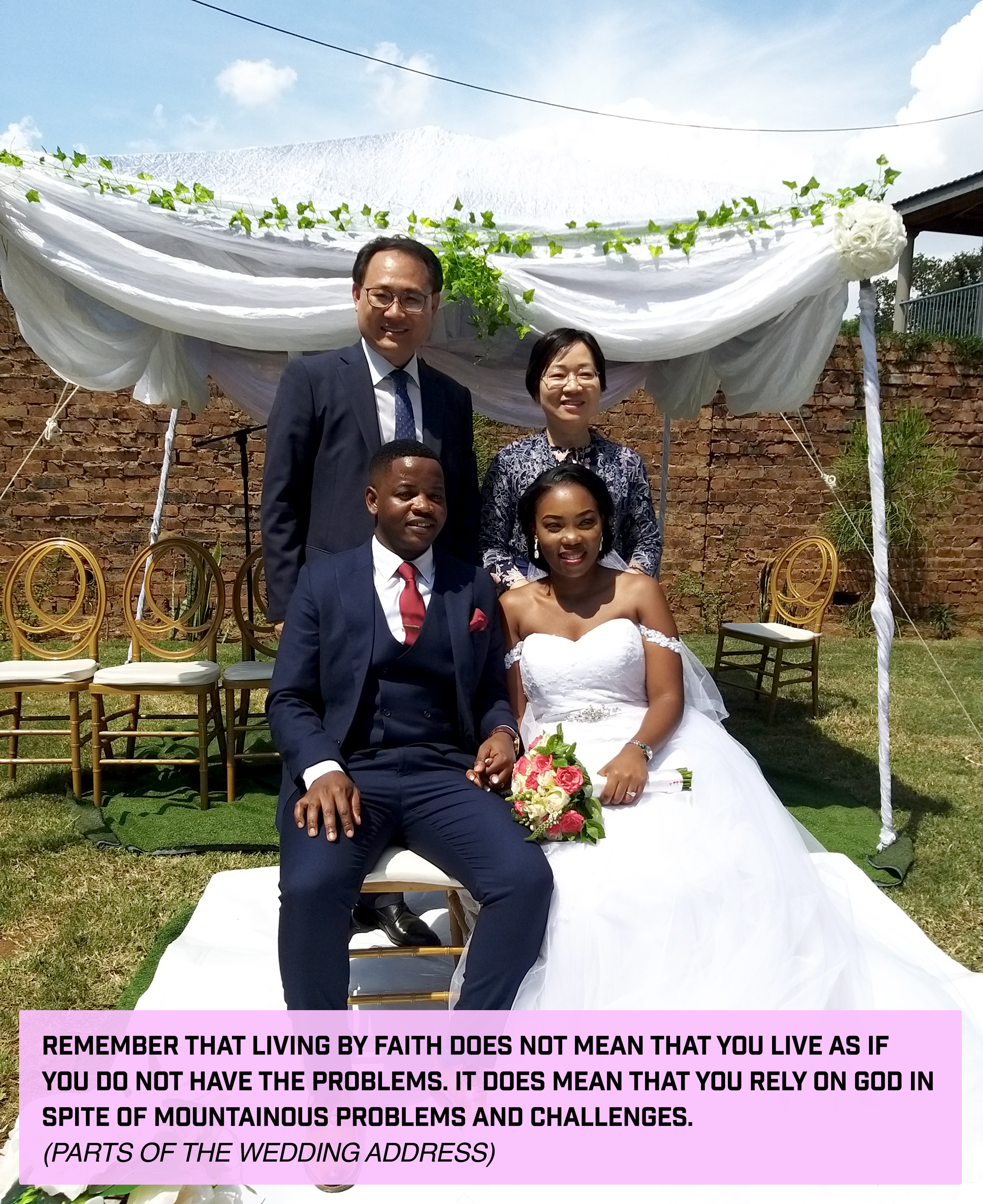 A Blessed Wedding between Billy & Alicia in South Africa (March 21, 2020)
