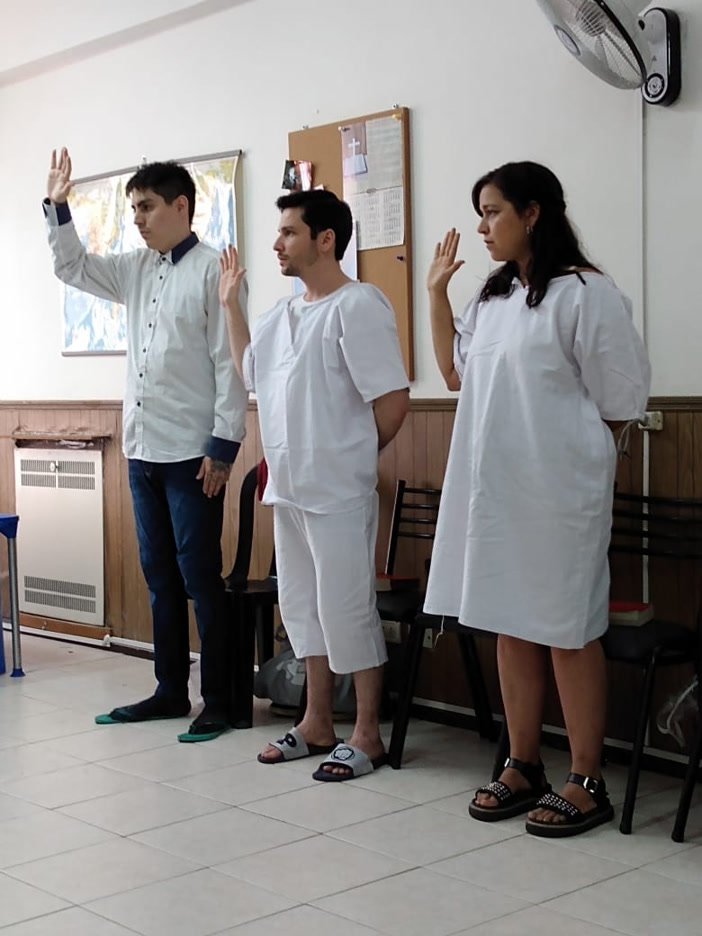 First Baptism in Buenos Aires (ARGENTINA)