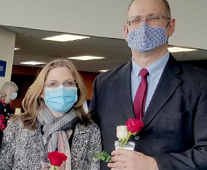 (USA) The Farewell Ceremony for J*im Rarick's Father, H*arold Rarick, was Held on February 15, 2021