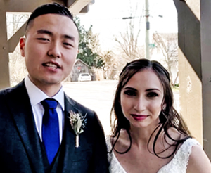 (CANADA) M*ark Lee and J*uliana Lazzaro's Wedding was held on April 9, 2021, at Hamilton Ontario