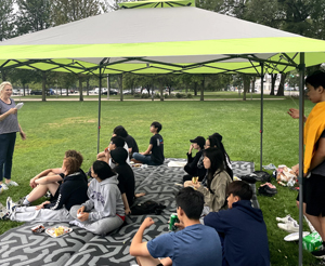 (USA)  The High School Bible Fellowship (Chicago HBF) had a Picnic on June 16, 2021