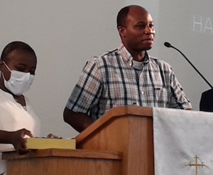(USA) T*unde and F*olake Adebola (Maryland, DC UBF) Were Sent to Pioneer Hampton University, Virginia on July 31, 2021