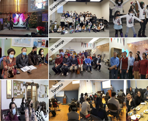 (CANADA) 11 Canadian Chapters had Christmas Worship Services