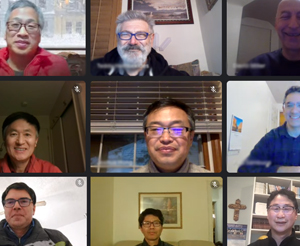 (NORTH AMERICA) The North American UBF Coordinators had Their First Monthly Meeting of 2022
