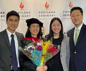 (USA) S*arah Theresa Ahn (Portland UBF) Received Her Doctoral Degree in Ministry From George Fox University