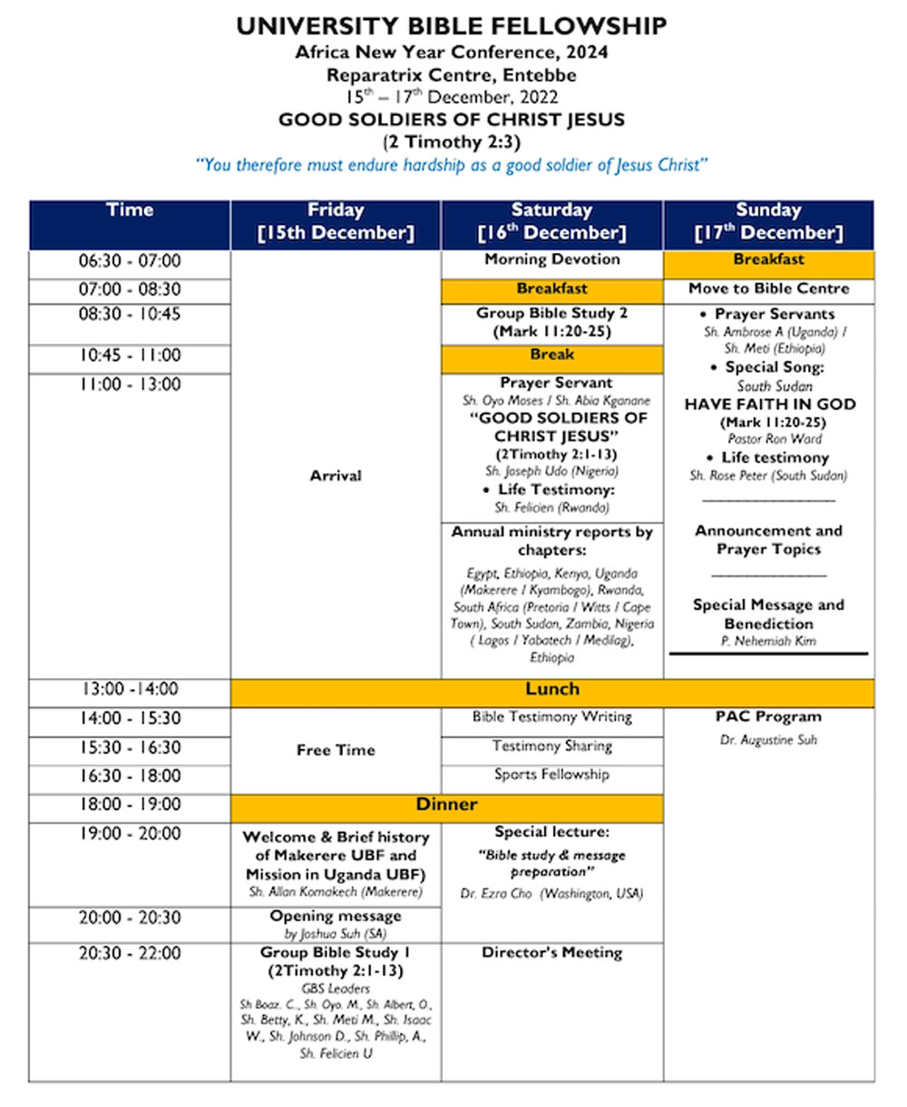 Africa New Year Conference 2024 (Uganda)