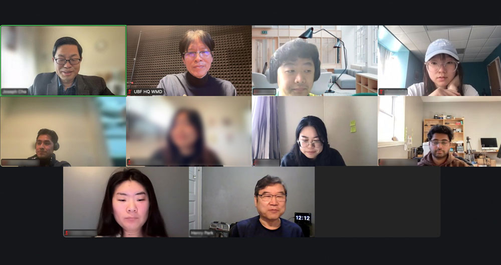 (HQ) The UBF HQ Media Team had an Intern Kickoff Meeting