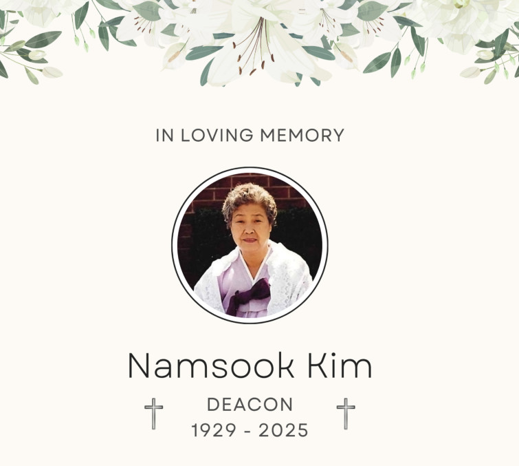 (USA) Homecoming Ceremony for Deacon Namsook Kim (1929–2025) to Be Held in New Jersey on June 22, 2025