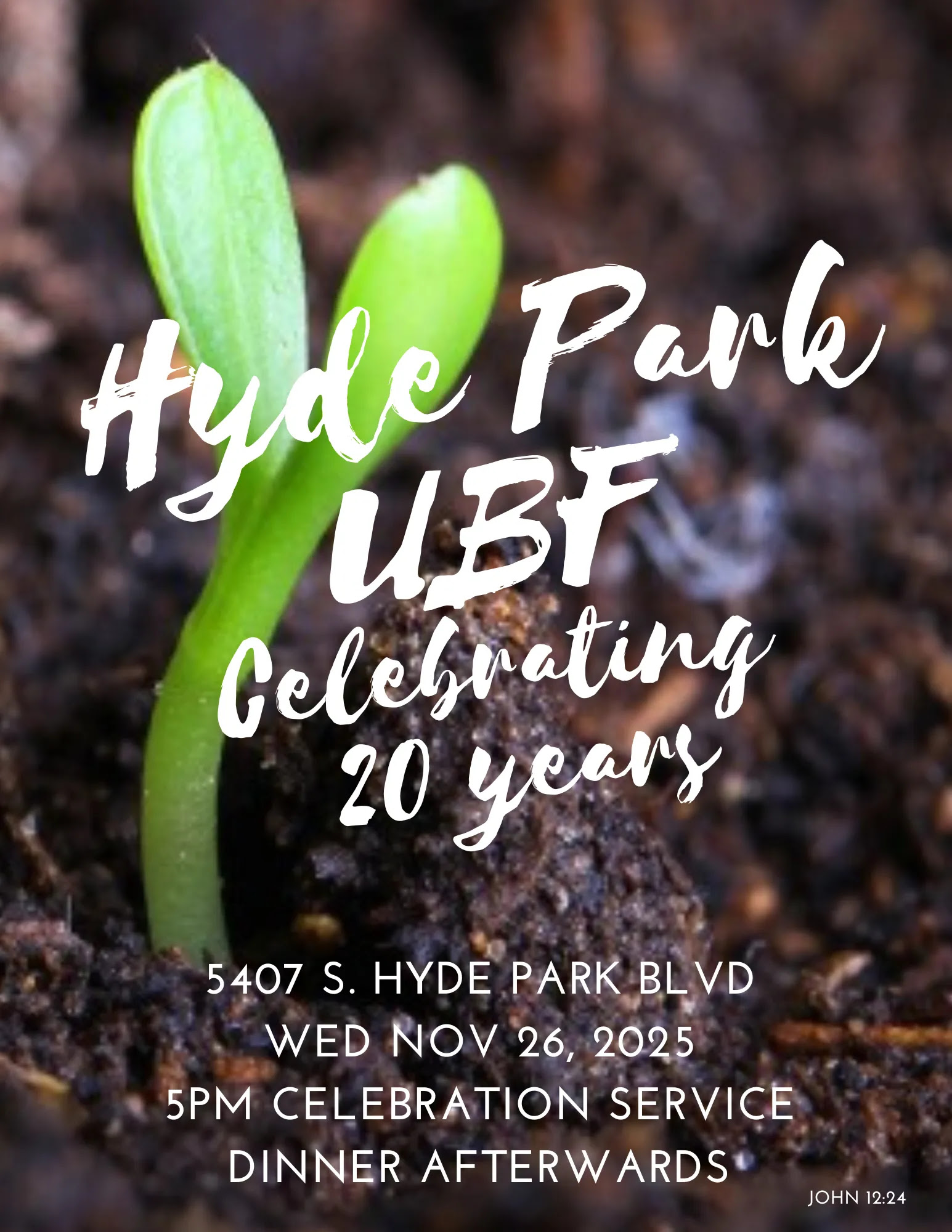 (USA) Hyde Park UBF Celebrated Its 20th Anniversary
