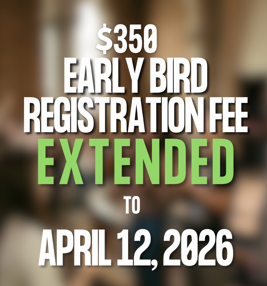 (UPDATE 4/2-NAYAC) EARLY BIRD DEADLINE EXTENDED TO APRIL 12 @11:59pm PST