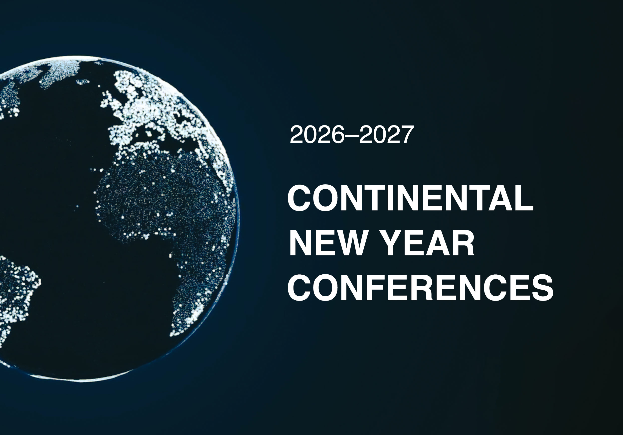 (HQ) Schedule of 2026–2027 Continental New Year Conferences