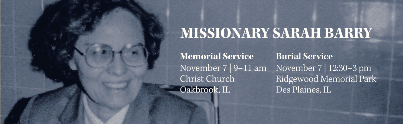 Memorial Service on Saturday, November 7, 2026