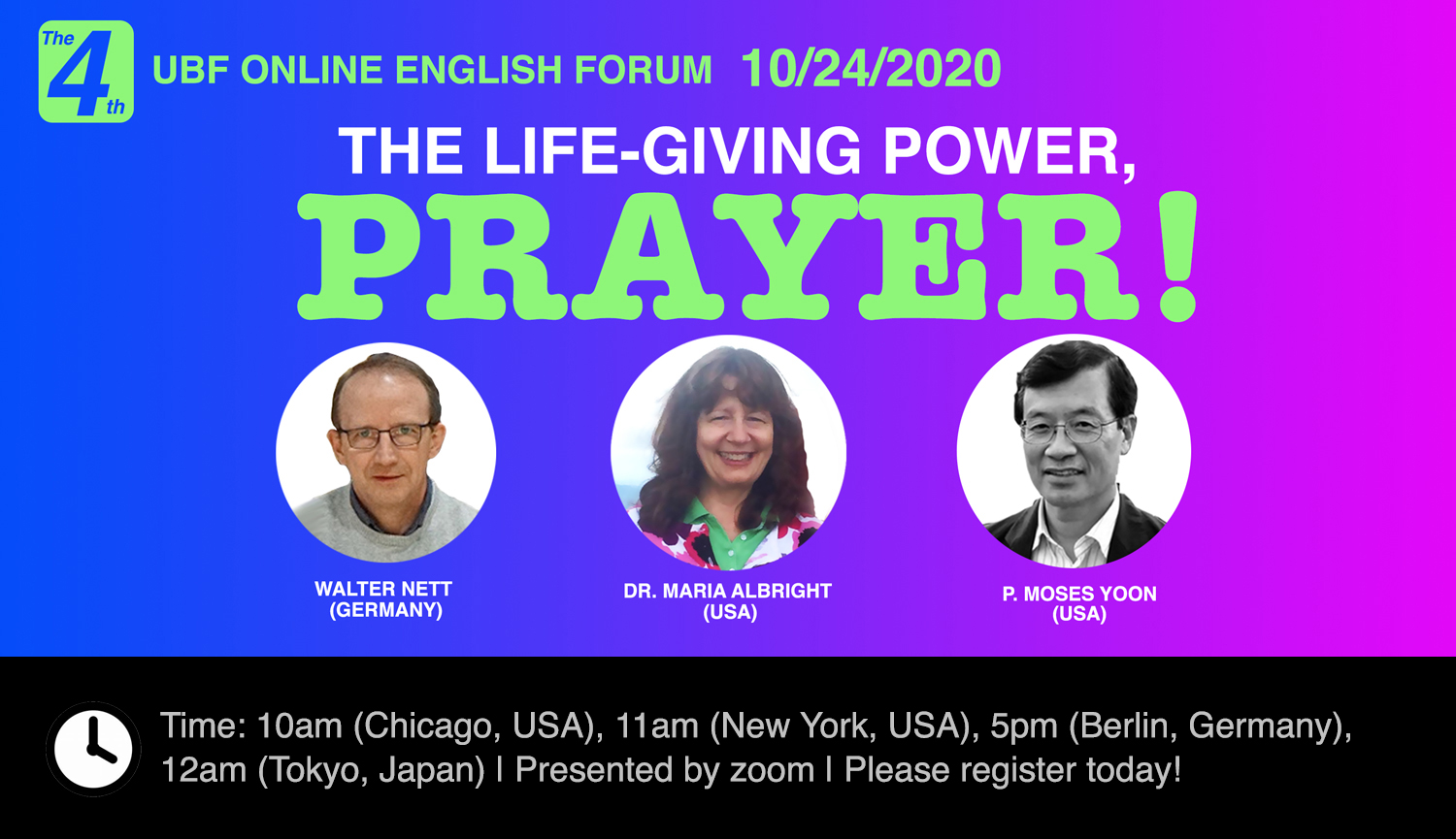 The Life-Giving Power, Prayer!
