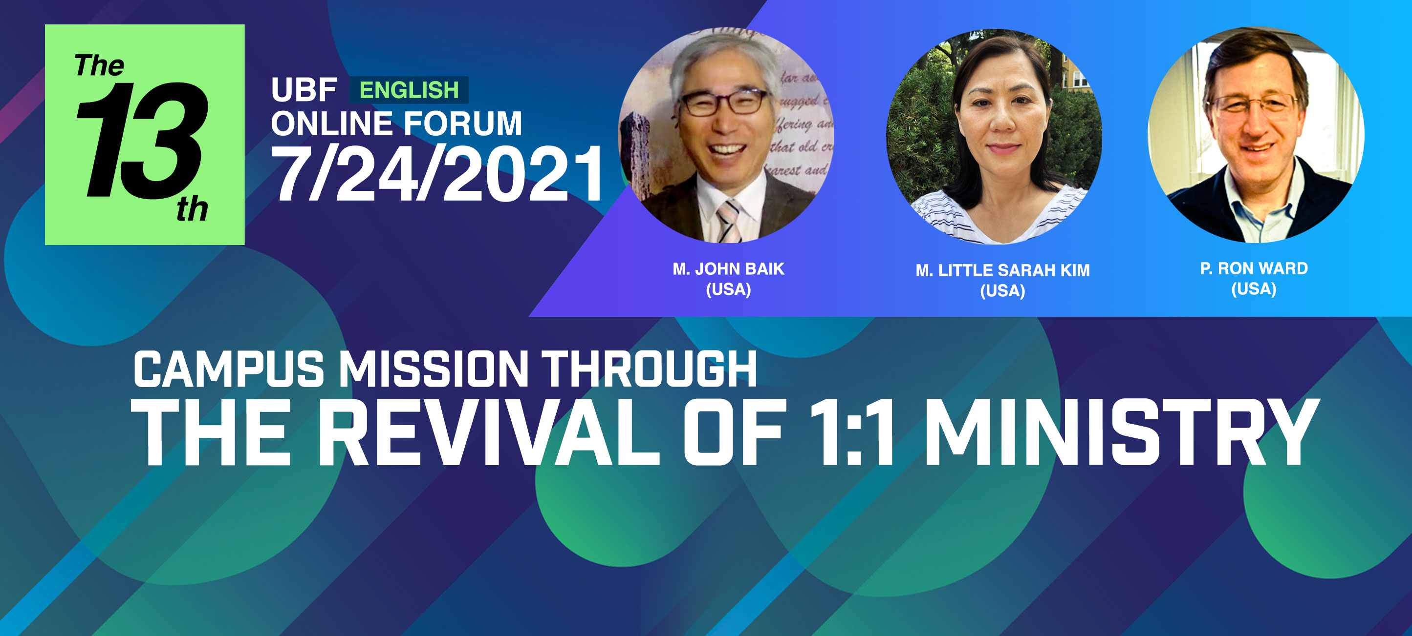 Campus Mission through the Revival of 1:1 ministry